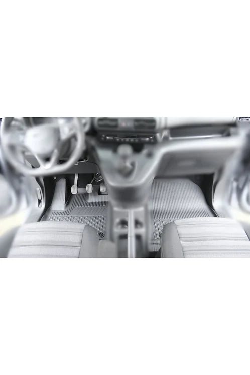Automatten Peugeot Partner 2018 - heden – geurloze TPE rubbermatten – perfect passend – opstaande randen